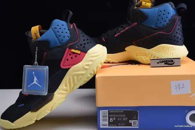 X MID JORDAN NOIR' DELTA UNION LA DA1951-001 'OFF 0623